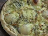 Quiche au morbier et aux poires au thermomix ou sans