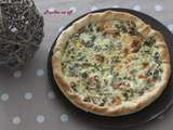 Quiche saumon fumé et champignons au thermomix ou sans