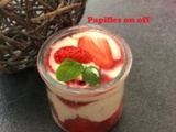 Tiramisu aux fraises et à la menthe au thermomix ou sans