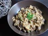 Boeuf stroganoff au thermomix ou sans