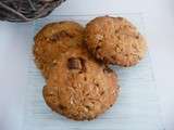 Cookies au lait concentré sucré, flocons d’avoine et chocolat (sans œufs)