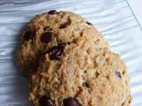 Cookies pomme, flocons d’avoine et chocolat