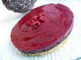 Entremet chocolat et framboises