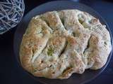 Fougasse aux olives vertes et anchois au thermomix ou en map