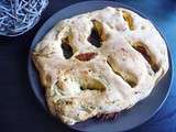 Fougasse aux tomates séchées, basilic et huile de noix (au thermomix ou en map)