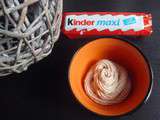 Ganache montée au kinder maxi, au thermomix ou sans