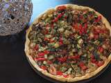 Quiche aux légumes provençaux et chèvre frais