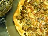 Quiche girolles et bleu d'auvergne au thermomix ou sans