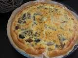 Quiche saumon, mascarpone et champignons des bois au thermomix ou sans