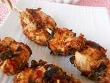 Brochettes de dinde