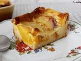 Clafoutis nectarine - peche au sirop d'agave