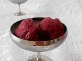 Glace express aux fruits rouges