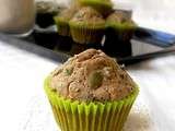 Muffins aux graines et aux petits pois