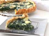 Quiche épinards et bleu d'Auvergne