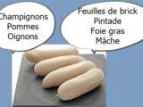 Bons mariages avec le boudin blanc