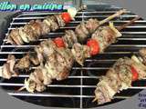 Brochettes  artisanales  d'Agneau