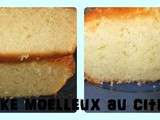 Cake moelleux au citron