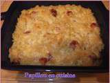 Gratin de coquillettes aux Knacki