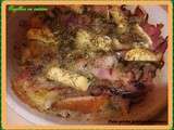 Pain perdu jambon-fromages