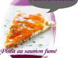 Pizza au saumon fumé