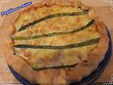 Quiche aux asperges et au surimi