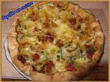 Quiche aux poivrons et oignons