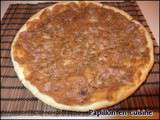 Tarte à l'oignon et lardons minute