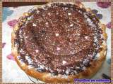 Tarte au chocolat noir et noix de coco