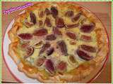 Tarte feuilletée aux figues et roquefort