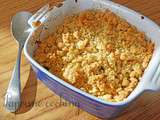 Crumble aux pommes