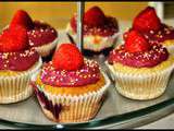 Cupcakes aux fruits rouges