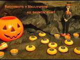 Petits daughnuts (ou donuts) au saumon fumé (version Halloween)