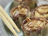 Maki de crêpe à la banane