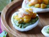 Toast Guacamole Crevette Mangue {Battle Food #41}