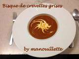 Bisque de crevettes grises