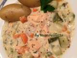 Blanquette de saumon selon Cyril Lignac