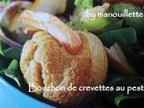 Bouchons de crevettes au pesto