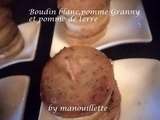 Boudin blanc, pomme Granny et pomme de terre