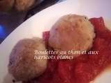 Boulettes au thon et aux haricots blancs