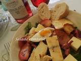 Boulettes aux herbes et tartare de tomates