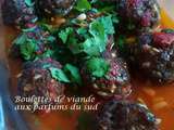 Boulettes de viande aux parfums du sud