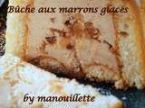 Bûche aux marrons glacés