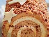 Bûche pralin - café