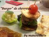 Burger  de chevreuil