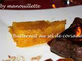 Butternut au sel de coriandre