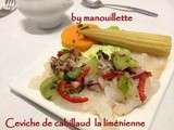 Ceviche de cabillaud à la liménienne