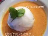 Chaud-froid de skrei et chou kale au curry rouge