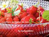 Confiture de fraises des bois