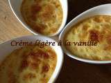 Crème légère à la vanille