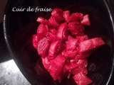 Cuir de fraise